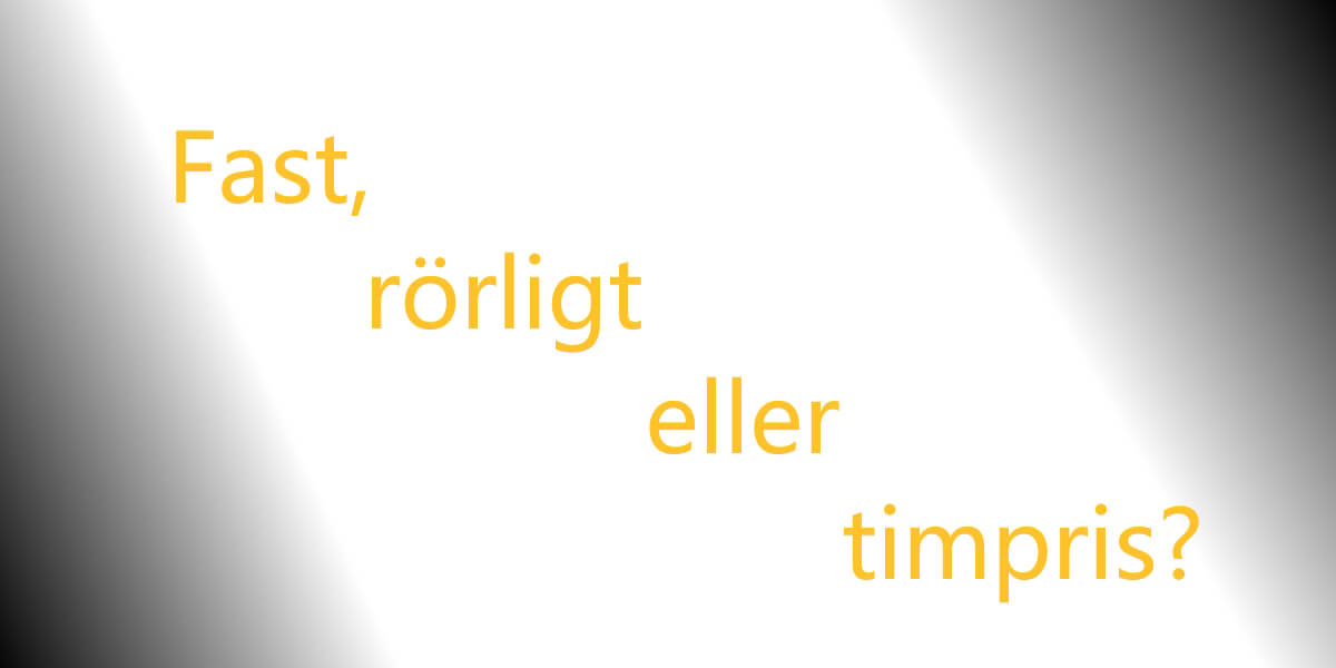 Artikelbild för Fast, rörligt eller timpris: Vilket elavtal passar dig bäst?